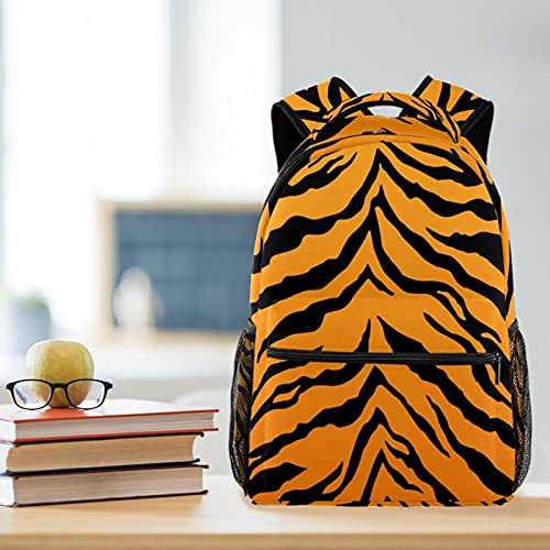 Sac à dos d'étudiant ergonomique imprimé vache à grand compartiment et poches