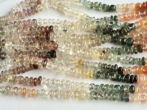 Perles de quartz rutilé 6mm naturelles pour éliminer la monotonie de vos bijoux