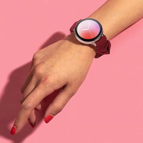 Miniatura 6 de TOYOUTHS 20mm Scrunchie Band Compatible with Samsung Galaxy Watch 7654FEActive 2 40mm 44mmWatch 6 Classic 4347mmWatch 5 Pro 45mmWatch 3 41mm