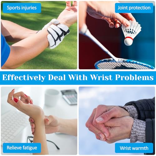 TPTGIAR 16 PCS Sweat Bands Wristbands, Elastic Sweatband, Wrist Bands for Children and Adults, Washable Wrist Sweat Bands Men Women for Tennis Basketball Gymnastics Golf Running Gym - Image 5