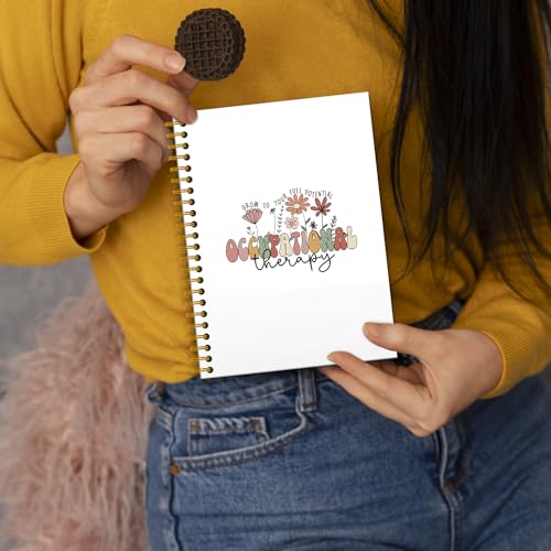 RUNMESS Occupational Therapy Notebook 5.5×8.3, Occupational Therapy Spiral Notebook,Occupational Therapist Notebook,Occupational Therapy Gifts,160 Pages - Image 7