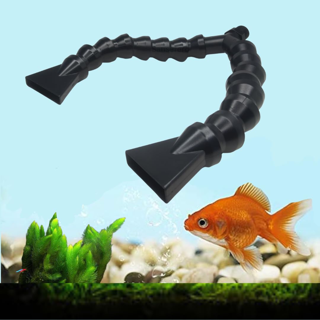 SANSEFERO Premier Plants Flexible Fish Tank Duck Nozzle 360° Fish Tank Rotating Water Outlet Return Pipe End Nozzle For Aquarium (Dn 10) (B0D26H5XHY) Amazon Price History, Amazon Price Tracker