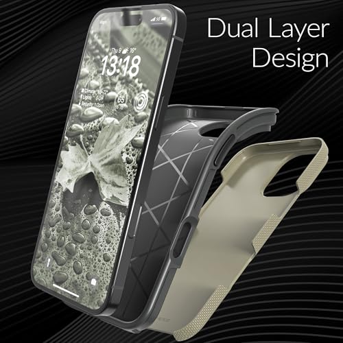 Image of Crave Dual Guard Compatible with iPhone 16 Plus Case, Compatible with MagSafe Shockproof Protection Dual Layer Case for Apple iPhone 16 Plus (6.7 inch) - Sand
