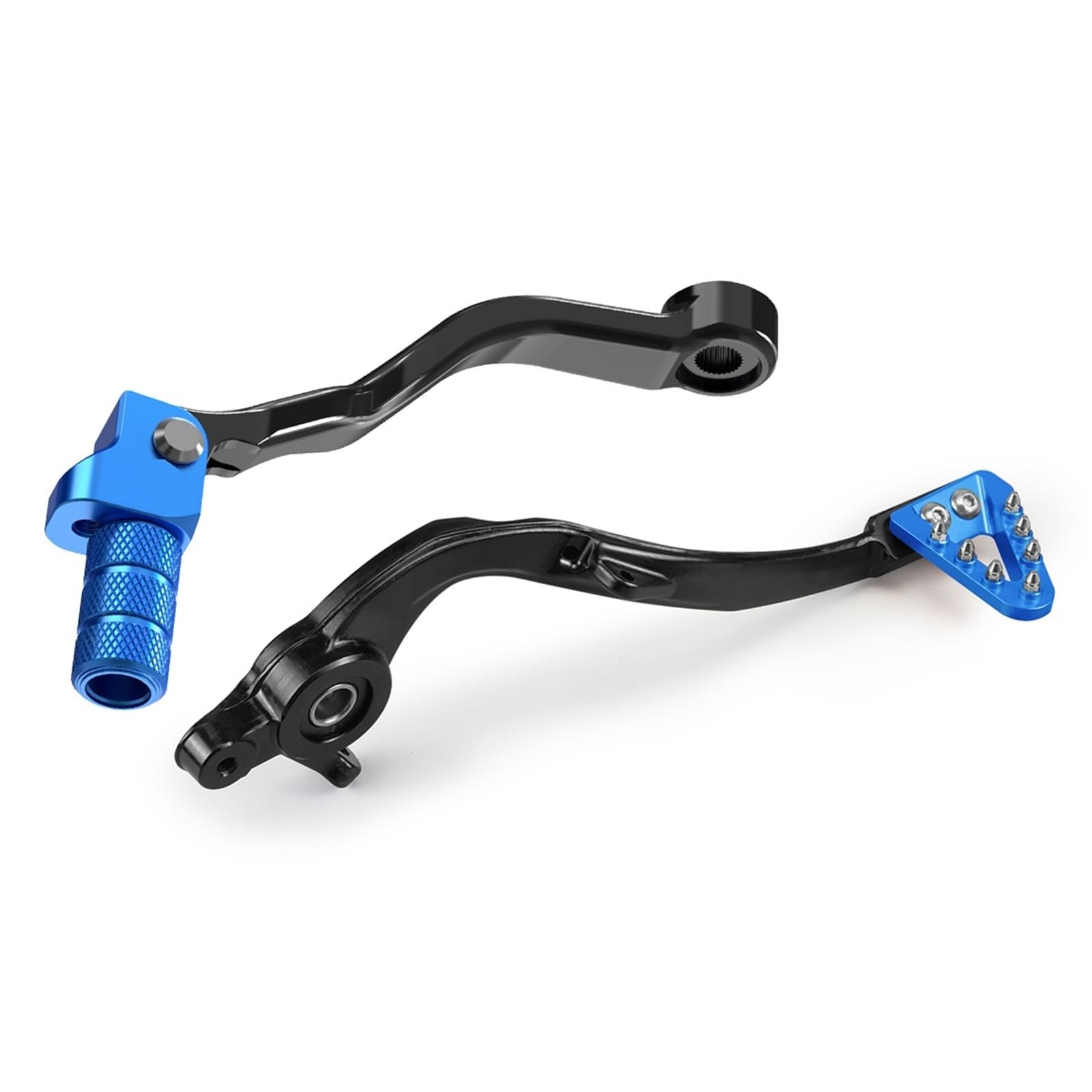 Hsyduhae Blue Set Motorbike Brake Levers Fit For Husq&Varna Te 300 250 Exc 300Exc Xcw For Gasgas Ec Forged Shift Lever Brake Pedal 2024-2025(Blue Set)