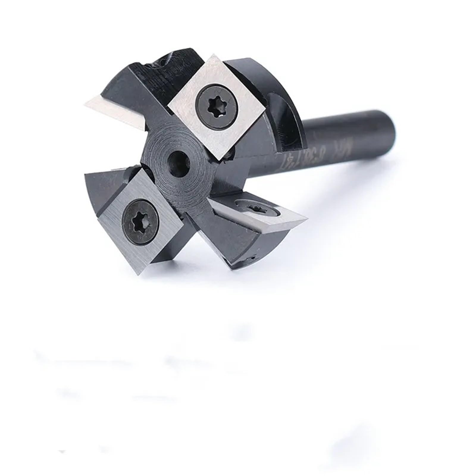 Frez do strugania drewna 2-ostrzowy, 38,1 mm, średnica cięcia 45 mm, trzonek 8,12 mm, frez do strugania powierzchniowego Spoilboard, płytka z węglika spiekanego Maszyna CNC(D12x45x4T)