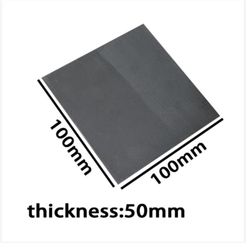 99,9% reine Graphitplatte, 100 x 100 mm, 5–50 mm dick, zur Wärmeableitung(Thickness 50mm)