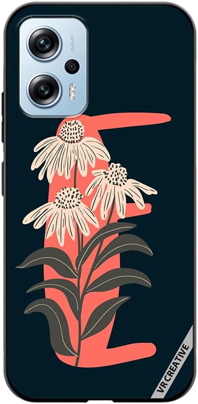 VR Creative Protective Case Cover For Xiaomi Poco X4 GT Alphabet E Design Multicolour NR408468