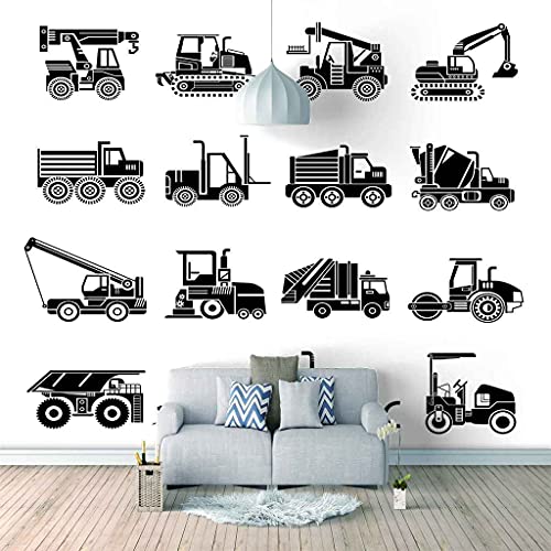 Mural Toile Papier Peint Voiture Noire 3D pour Rénover Facilement un Mur de Chambre