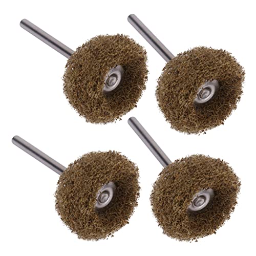 Tampon à récurer pour polissage NUOBESTY lot de 50 pièces abrasifs double couche jaune
