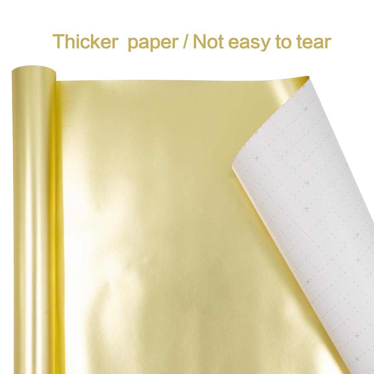 RUSPEPA Papier Cadeau Réversible - 43,2 Cm X 10 M - Motif