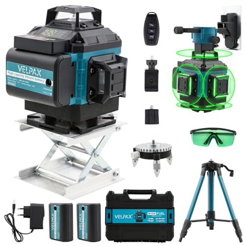 Livello Laser 4D 16 Linee con Treppiede, Livella Laser Autolivellante