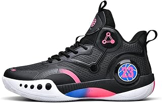 Herren Basketballschuhe Sportschuhe High Top Sneaker Turnschuhe Anti-Rutsch Laufschuhe Damen Basketball Schuhe Unisex Walkingschuhe für Aldult Jungen Mädchen