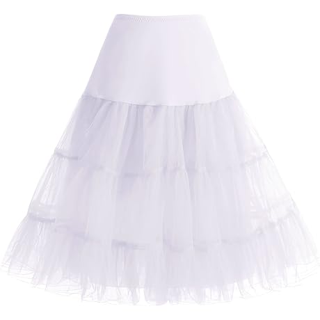 50's White Tutu Dress for Women