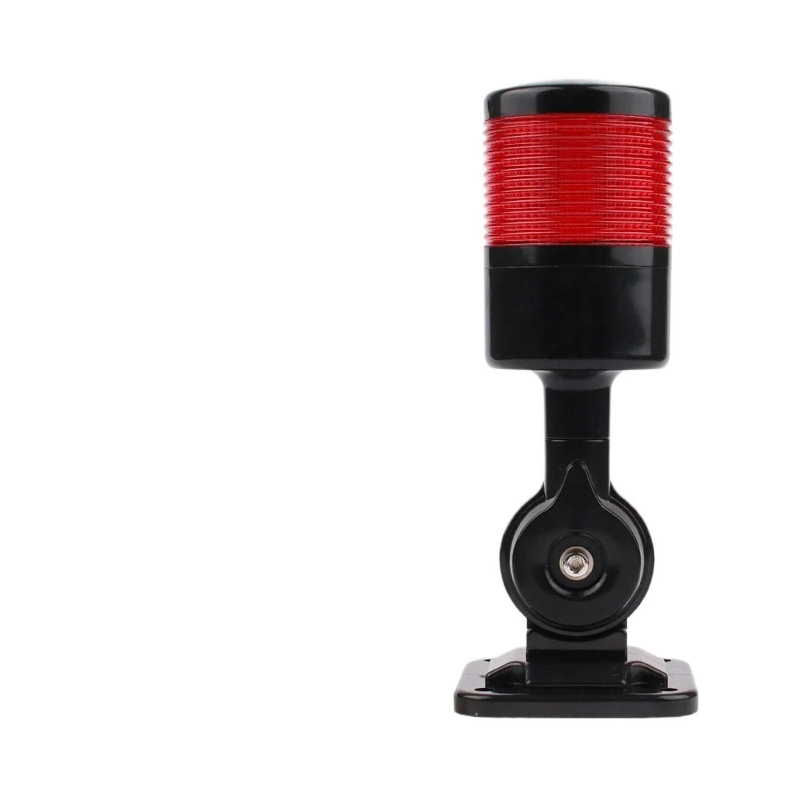 Luce di avvertimento da 55 mm con suono Lampada lampeggiante fissa in plastica a 5 strati Base rotante a LED 12 V 24 V CC 110 V 220 V CA for macchina(1 layer,DC 12-24V)
