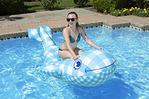 Poolmaster Willy The Whale Swimming Pool Float Rider, Whale 86 Long X 53 Wide, Deflated #TOP3