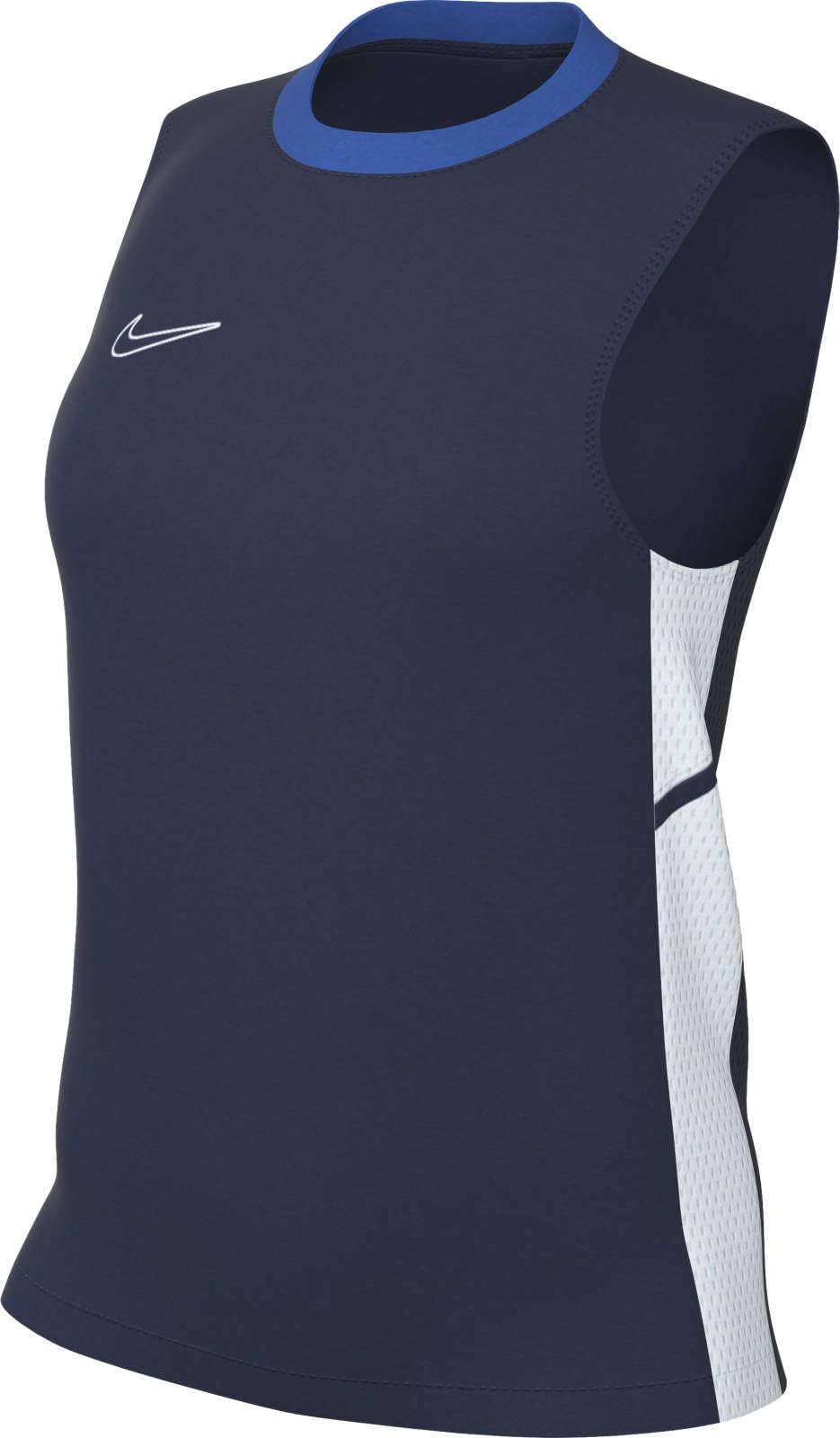 NIKE FZ9749-410 W NK DF ACD25 SL TOP Sweatshirt Women's Midnight Navy/Royal Blue/White/White Size S