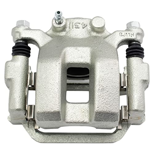 Image of TRQ Rear Right Brake Caliper w /Bracket Passenger Side