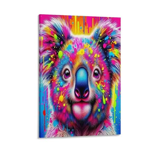 Koala Murale art toile 60x90cm pour décoration de maison moderne - 3