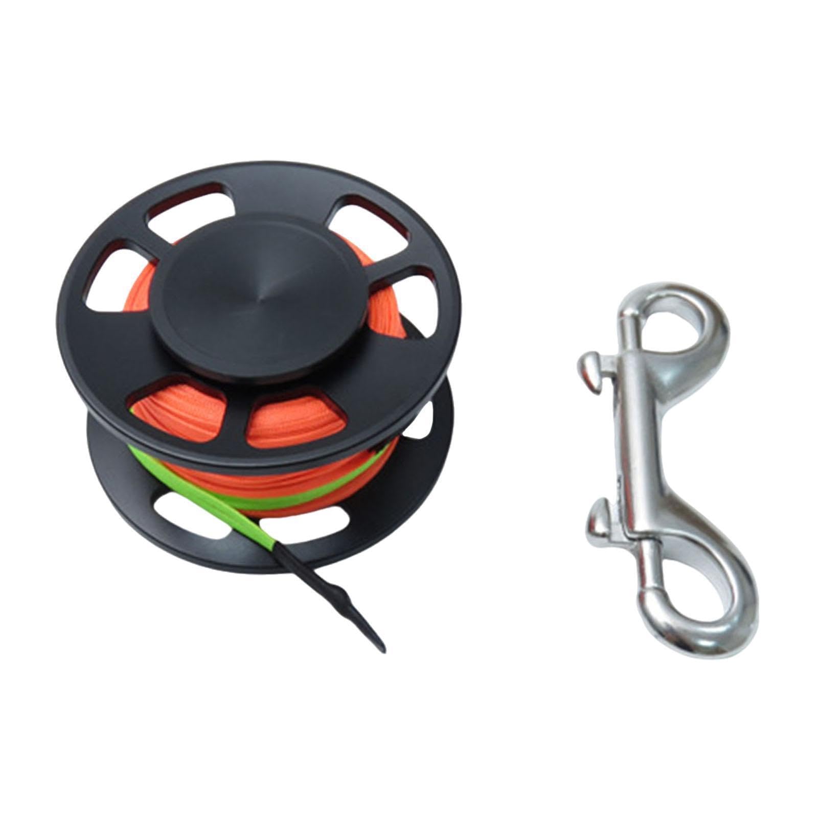 Mophrati Scuba Spool Finger Reel With Optimized Provides Strong Performance In Challenging Conditions Crafted Sturdy Combination Of Pp For Main Body And Core