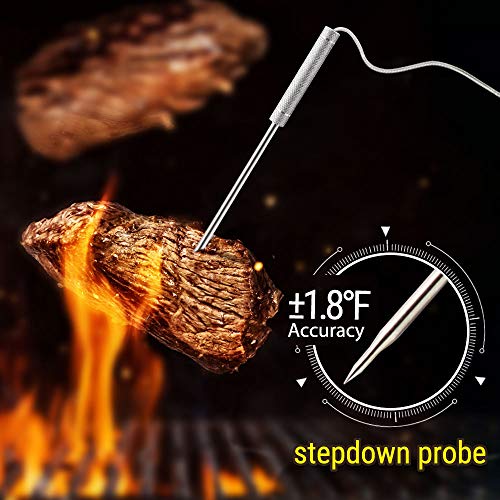 ThermoPro TP20 Wireless Remote Digital Meat Thermometer Cooking Food Thermometer with Dual Probe for Smoker Grill BBQ Thermometer