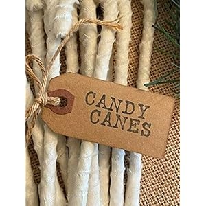 Primitives Supplies for 12 Primitive 6" Muslin Fabric Candy Canes Christmas Farmhouse Ornaments for Home, Holiday Decor, DIY Craft. Primitives Supplies for 12 Primitive 6 Muslin Fabric Candy Canes Christmas Farmhouse Ornaments for Home Holiday Decor DIY Craft