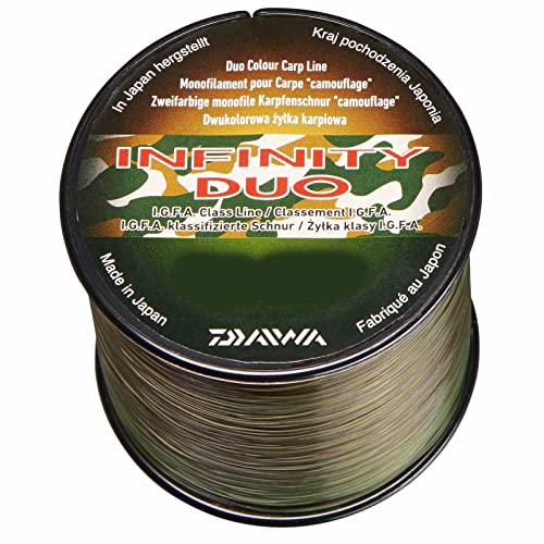 Daiwa Infinity Duo fil de pêche bicolore 1200 MTS pour garnir vos moulinets