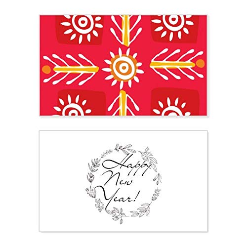 Tarjeta de felicitación de año nuevo Wheat Mexico Totems para decorar tus cenas familiares