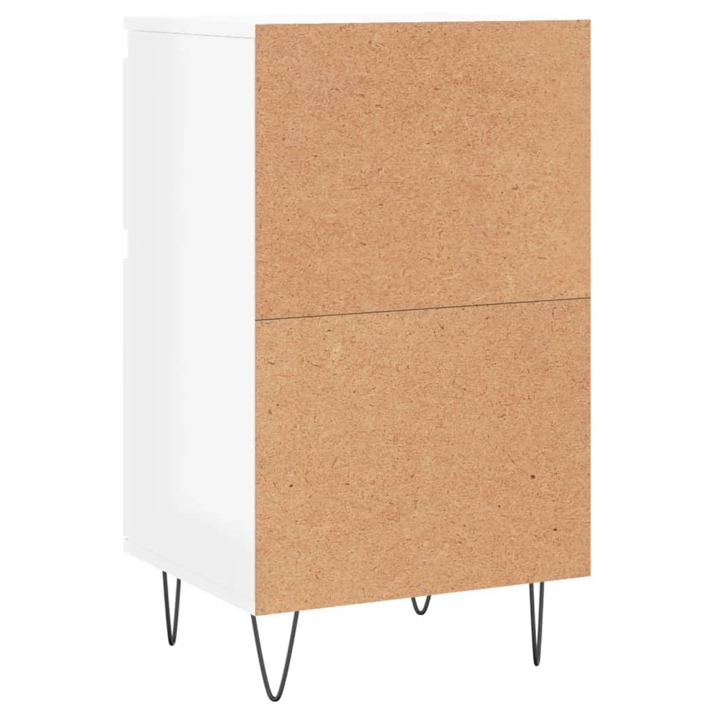 Zestaw 2 komody o wysokim połysku, 40 x 35 x 70 cm, materiał drewnopochodny, nowoczesna komoda z miejscem do przechowywania do salonu, kuchni, korytarza, uniwersalna szafka do przechowywania