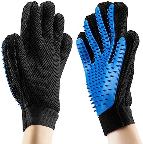 Pet Hair Removal Glove|Pet hair glove deshedding|Pet Hair Remover Glove| 2 in 1 Tool Brush Glove |Grooming Furniture Carpet | Long And…