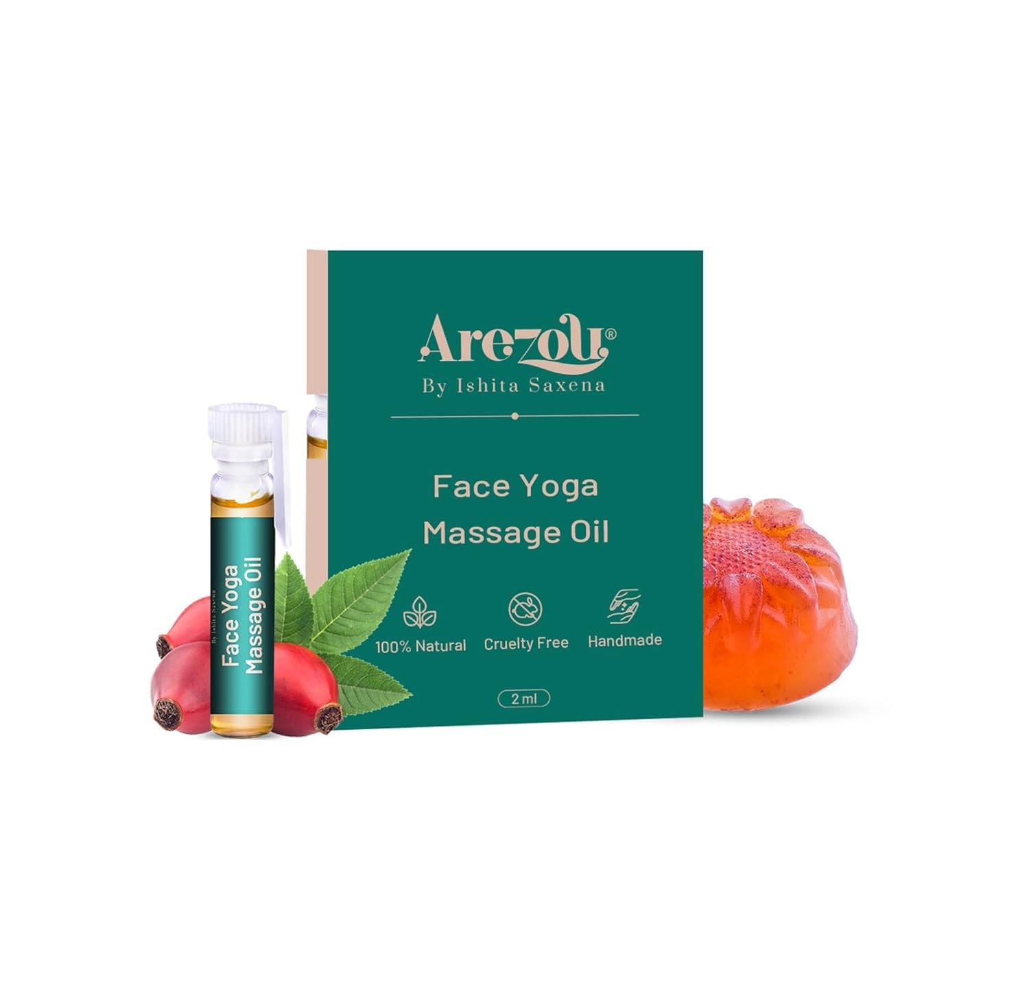 Generic Face Yoga Massage Oil/Serum for All Age Groups, Face Oil for Radiant, Correcting Dark Spots, Hydrate The Skin | Nourish, Revitalize, and Uplift Your Skin (Mini kit-Oil+Soap)