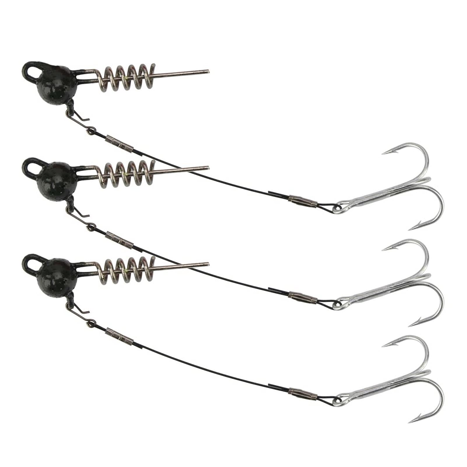 Ensemble d'hameçons de pêche à tête plombée, hameçons de pêche en mer, hameçons de 7 g à 50 g