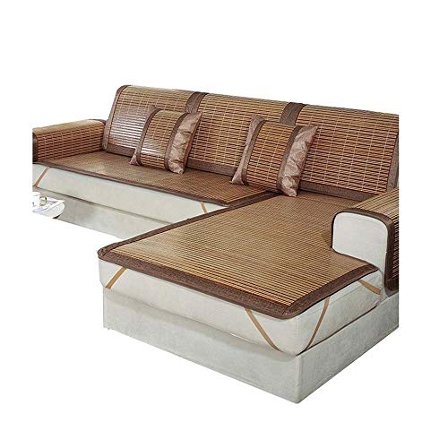 ALGWXQ Dining Chairs Chair Mat Sponge Seats Saving Condition Bamboo Honeycomb Non Slip Back Assorted Colors Removable Rectangle Comfortable And Soft Felling Polyester With Hidden Zipper Cushion For Re