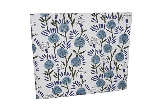 Image of Generic 3.3 Gallon Cotton Hand Block Printed Paper Waste Basket |Small Decorative Trash Can for Housewarming Gifts in Living Room, Bedroom, Bathroom | Eco-Friendly, Plastic-Free (1, MULTI COLOR)