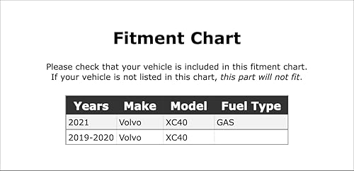 Miniatura 2 de Juego de pastillas de freno de disco traseras compatibles con Volvo XC40 GAS 2019 2020 2021 PC-303277