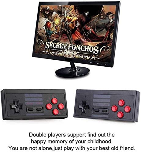 Image of Retro Plug and Play Video Game Console Mario Contra Mickey Mouse AV Output Mini NES Console 620 in 1 Built-in Video Games with 2 Controllers Game for Kids