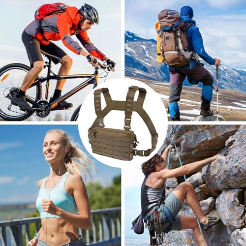 Sac de poitrine de course homme pour randonnée vélo et sport - 4