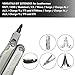 Cosmedge 3Pack Replacement Flat Bit Kit for Leatherman,Double-Ended Flat Screwdriver Bits - #1 & #2 Phillips Head and 3/16 Flat Head Tip for Leatherman Multi-Tool Accessories (S2 Steel)