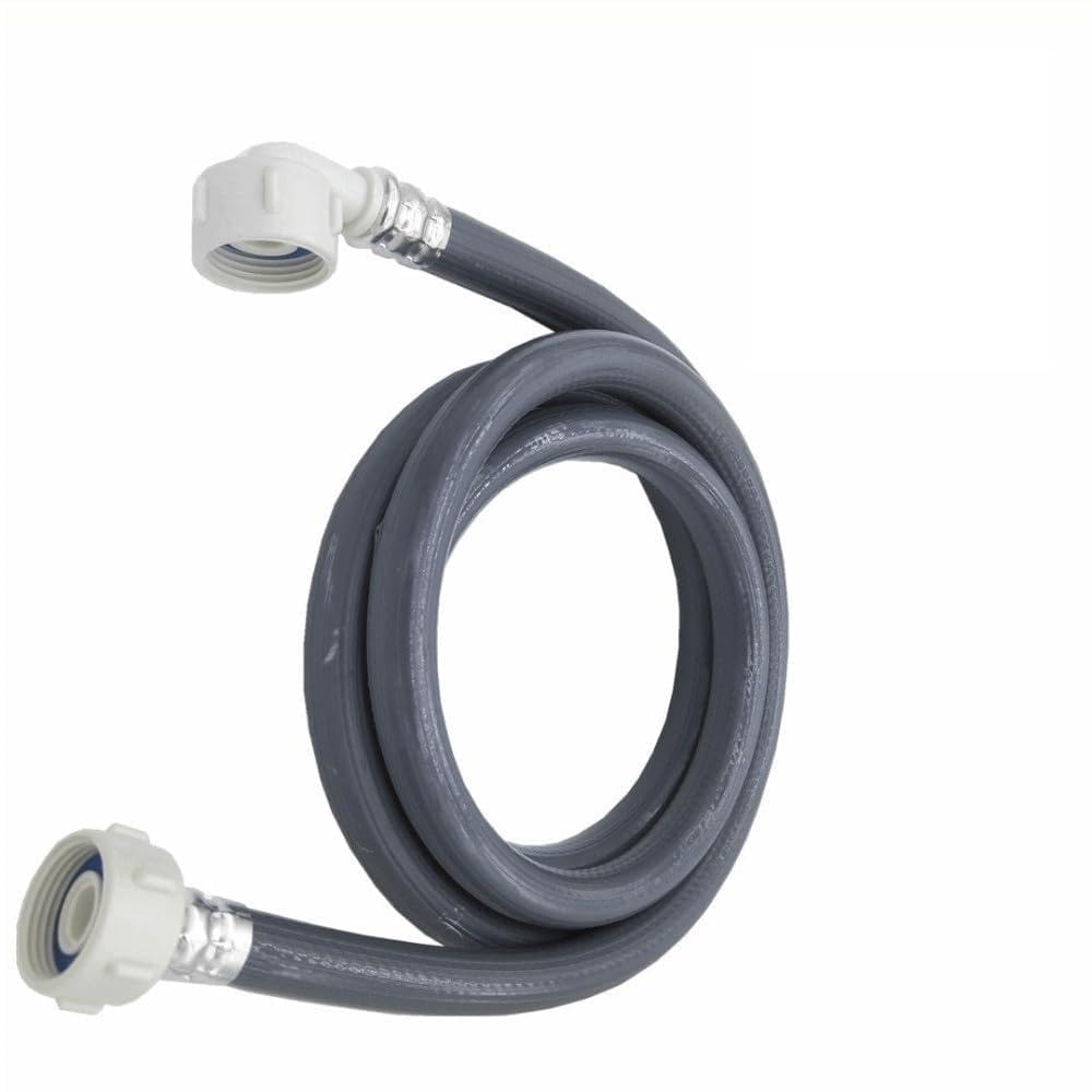 Manguera De Entrada De Lavadora Automática, Manguera De Entrada De Agua Europea A Prueba De Explosiones De Alta Presión, Tubería De Suministro De Agua For Jardín De 3/4 Pulgadas(3M)