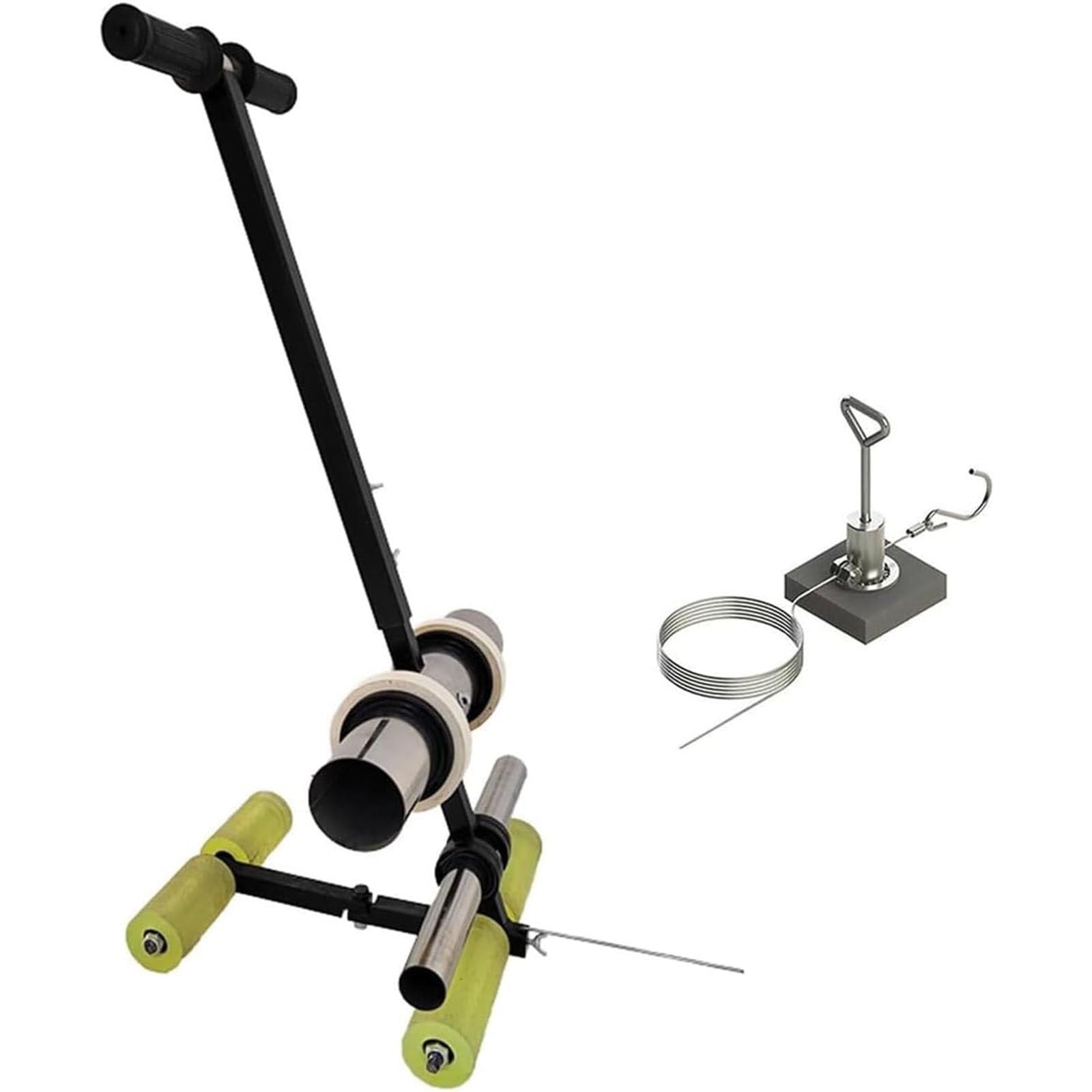 asdchZen Hand Push Floor Marking Tool, Tape Marking Machine Hand-Push,Manual Floor Tape Applicator,Tape Pasting Mchine For Swimming Pool/Warehouse/Gym/Hospital,Can Draw Circle
