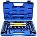 Handook 12Pcs Valve Spring Compressor with Valve Lapper Tool, Valve Spring Removal Tool with C Clamp for Motorcycle, ATV, Car, Small Engine Vehicle Equipment