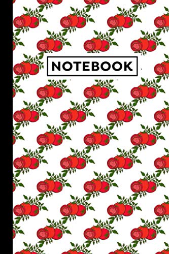 Notebook: Tomato Notebook | Tomato Themed Gift For Tomato Lovers | Tomato Journal | Great For Planning, Composition, Jotting Down Ideas | 6x9 Inches | 120 Blank Lined Pages With Tomato Themed Borders