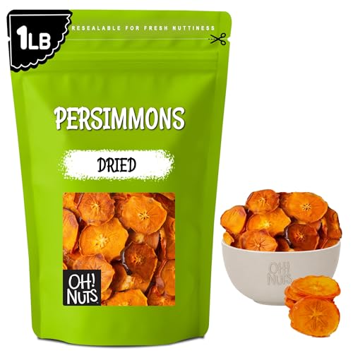 Oh! Nuts Dried Persimmons - Dehydrated Fruit - No Sugar Adde...