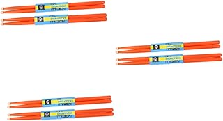 BESTOYARD 6 Pares De Baquetas De Bordo América Baquetas De Tambor Tamborete De Bordo 5A Baquetas De Ponta De Madeira Baquetas Personalizadas Baquetas Infantis Baquetas 5A Baquetas De