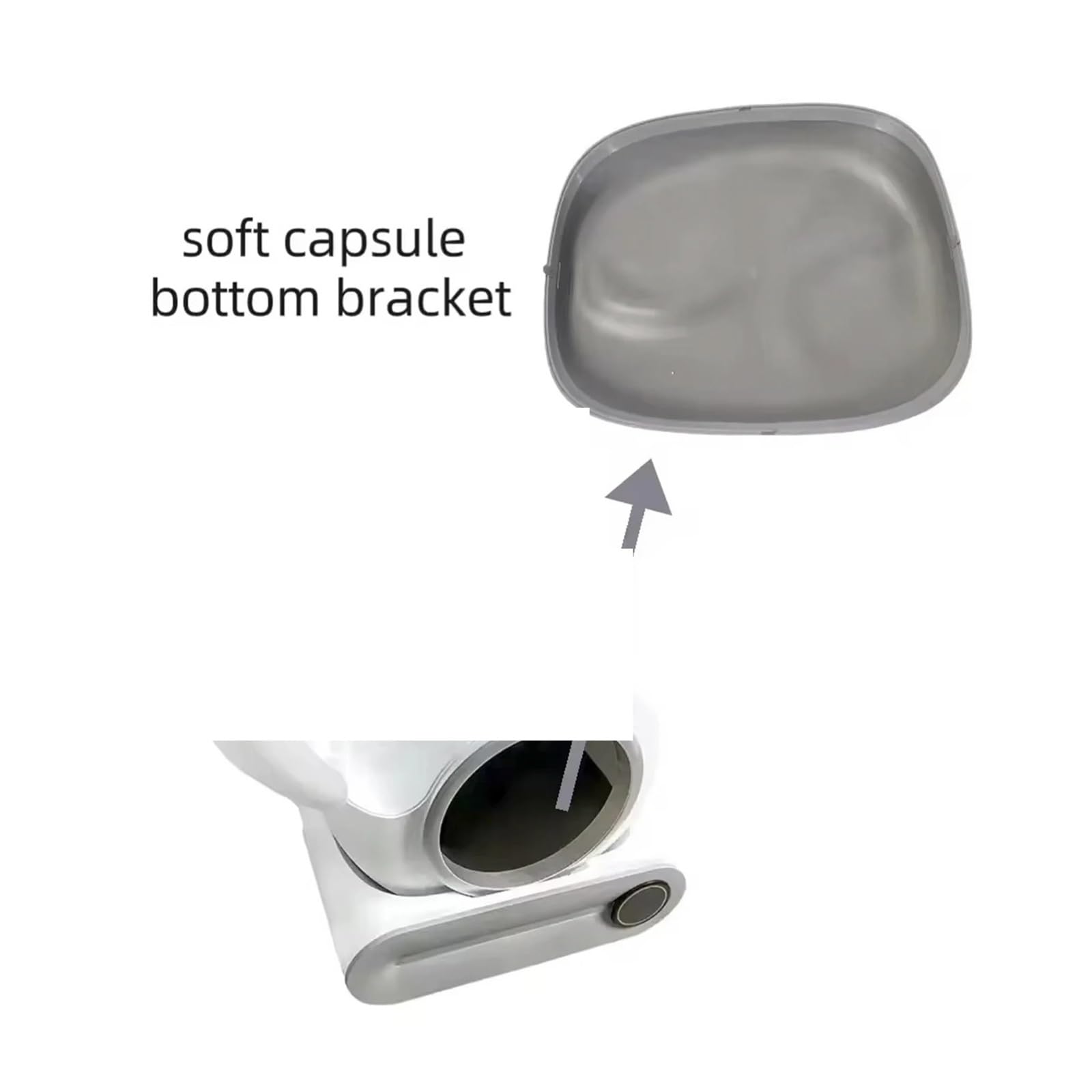 Generico Tappetino lettiera in Silicone per Base lettiera Automatica