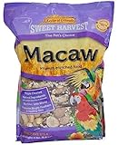 Sweet Harvest Macaw Bird Food, 4 lbs Bag - Seed Mix for Macaw Parrots