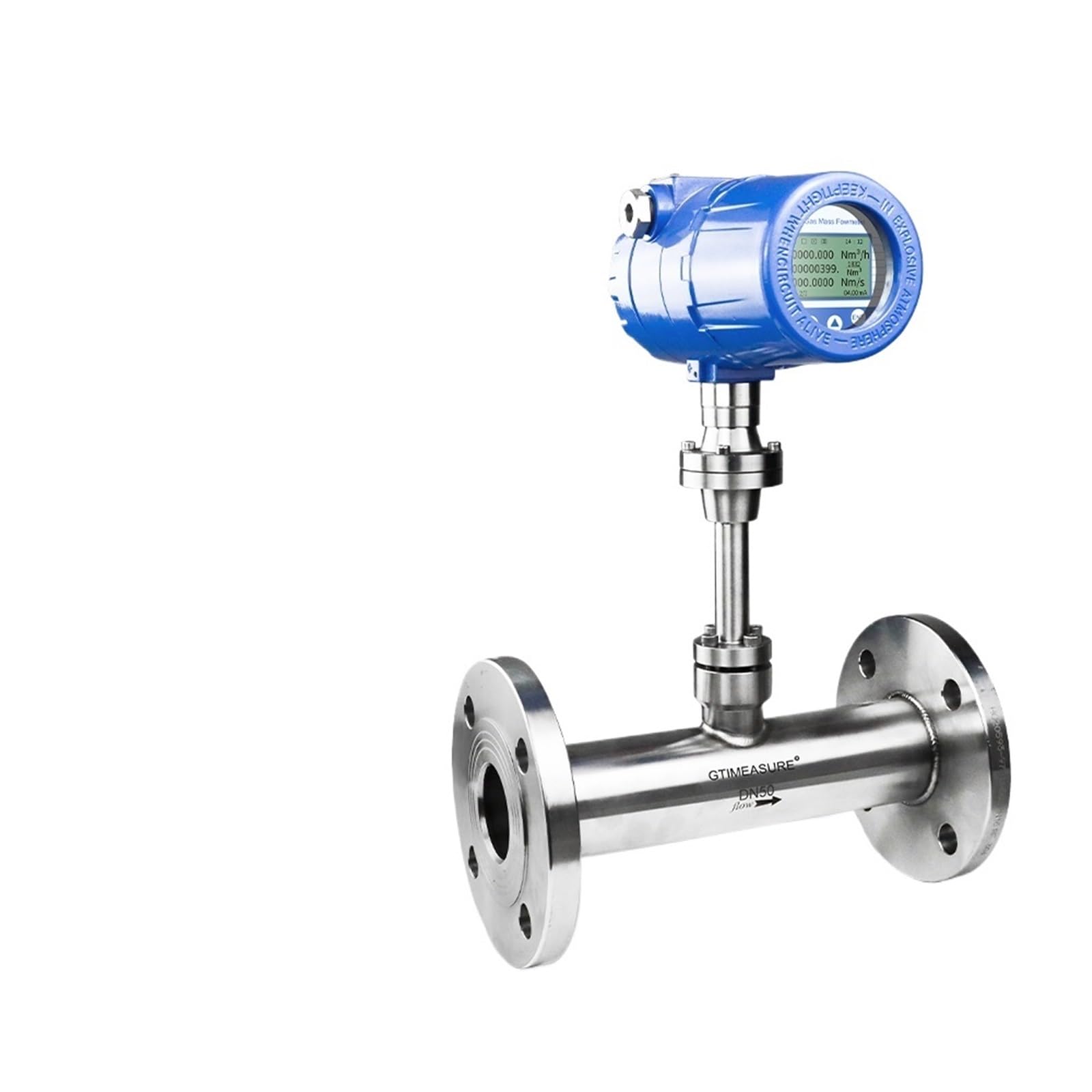 Caudalímetro másico de gas, gas Marsh, hidrógeno, oxígeno, nitrógeno, caudalímetro de gas natural, caudalímetro de gas térmico.(DN25)