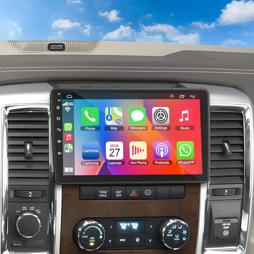 Radio Android 10.2" para Dodge Ram y Jeep Wrangler miniatura 1