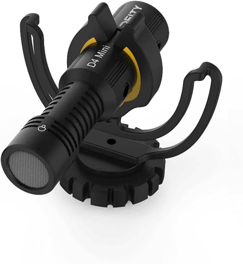 Deity V-Mic D4 Mini Microphone On-Camera Interview Mic Super Cardioid Compact Perfect for Vlog Pocket Cam DSLR Camera,Podcast, Voice Dictation,Recording YouTube, Interview, Video Conference