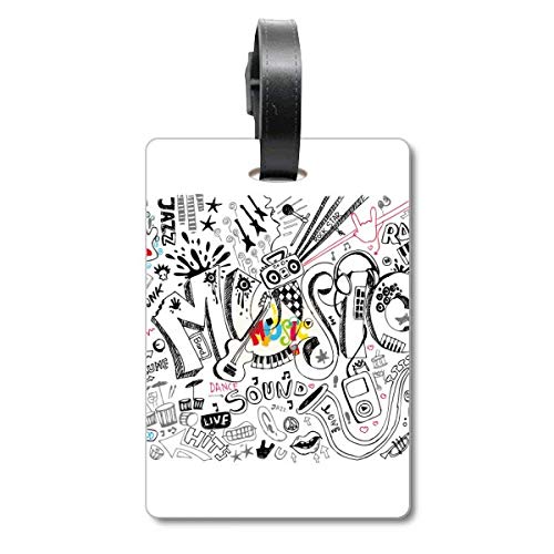 Étiquette sonore Graffiti pour valise de voyage en bagage sécurisé