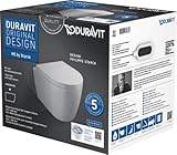 duravit caro wc-sitz mit absenkautomatik WC Duravit Wand-WC-Set ME by STARCK,rimless,Durafix TS, weiß, inkl. WC-Sitz mit Absenkautomit , 45300900A1